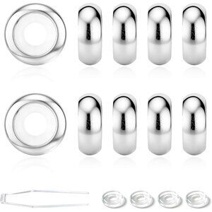 Sterling Silver Round Spacer Beads for Bracelets, 10pcs, 3.5mm diameter, versati